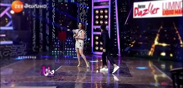  Tamanna in White Skirt Thighs Spicy Stage Dance